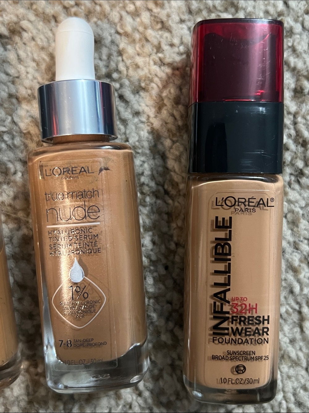 💕 MILANI Conceal + Perfect L’ORÉAL Infallible & True Match Nude Foundation Lot - Picture 5 of 6